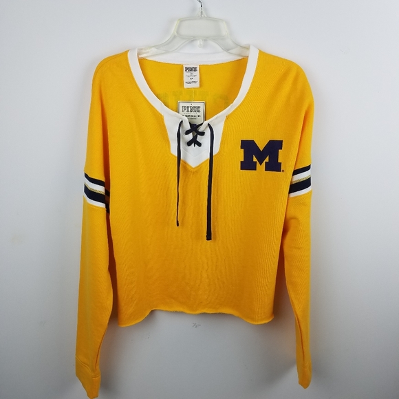 PINK Victoria's Secret Tops - Victoria's Secret PINK University of Michigan Top